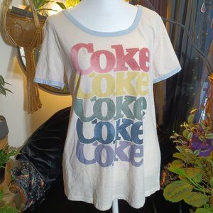 Coca-cola ringer tee